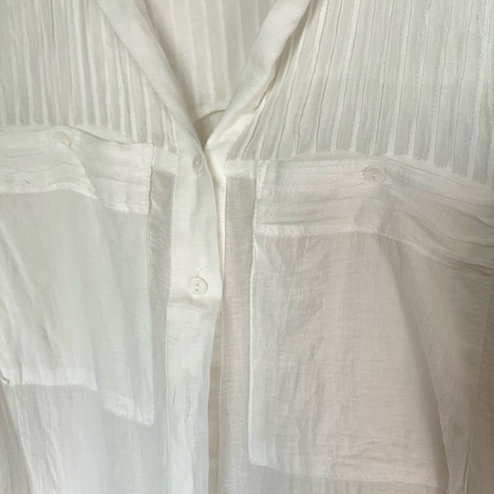 Spell and the Gypsy white bottom down shirt S - Picture 4 of 11